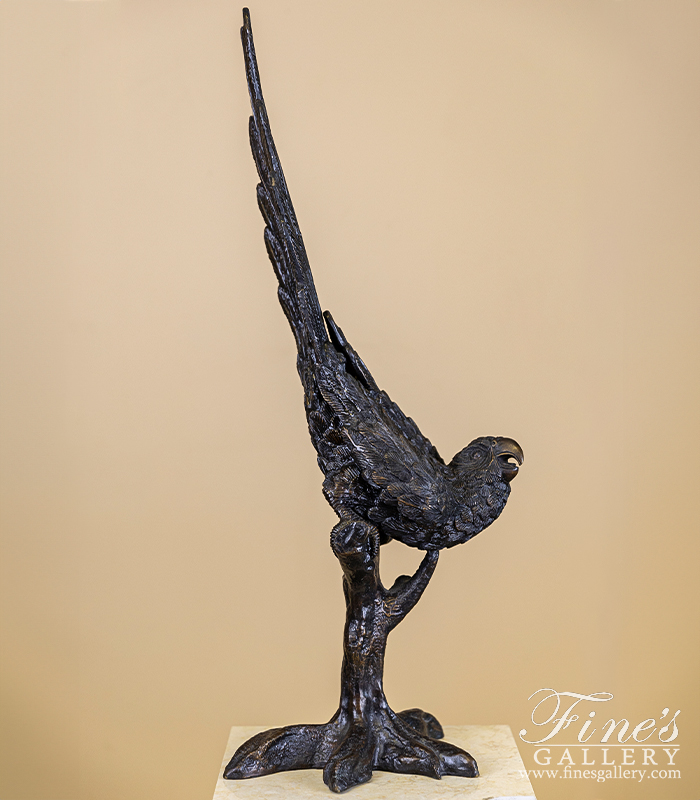 Bronze Statues  - Bronze Parrot Statue - BS-851